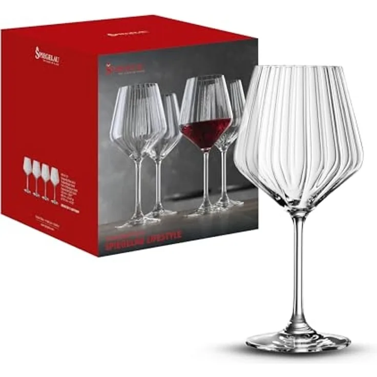 SPIEGELAU 4450170 LIFESTYLE Burgunderglas 4er Set