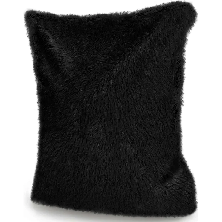 Green Bean® XXL-Sitzsack Fellotpik mit Füllmaterial (EPS Perlen - 380 Liter) - Indoor Maße ca 180 x 140 cm - Bean Bag - Schwarz – Bild 1