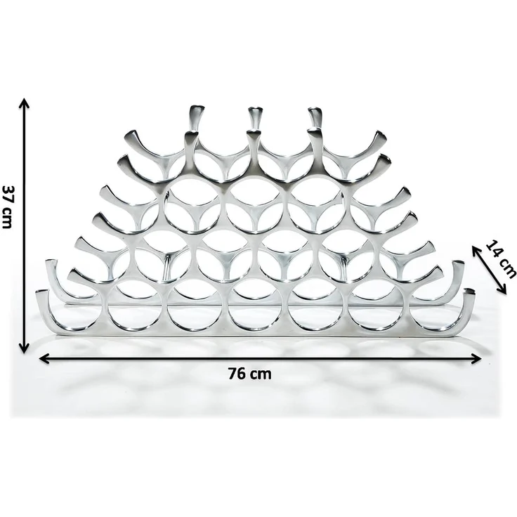 Kobolo Weinregal Flaschenhalter CIRCLE aus Metall für 22 Flaschen – Bild 3