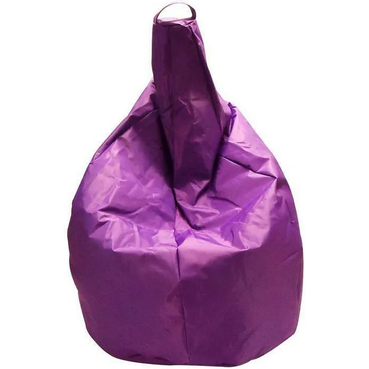 Dmora Pouf Angillina, Mehrzwecksessel, Sitzsack, Hockerhocker, Made in Italy, 80x80 h120 cm, Lila