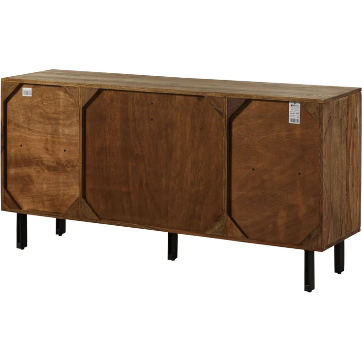 Sideboard Sheesham 155x40x77 natur unbehandelt LICHTENBERG #115 – Bild 10