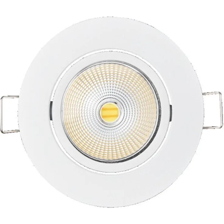LED Einbauleuchte 5068 Dim to Warm weiss-matt 9,5W 38° 350mA - 88x55mm - 9,5W - weiss-matt - Flood 38° - Nobile AG