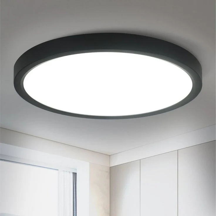 Nettlife LED Panel Kaltweiß Ø22cm Schlafzimmer Deckenleuchte, LED fest integriert, Kaltweiß, für Flur, Küche, Esszimmer, Wohnzimmer, Schlafzimmer, Kinderzimmer – Bild 1