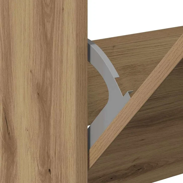 vidaXL Schuhschrank Artisan-Eiche 60 x 21 x 57 cm Holzwerkstoff 869100 – Bild 9