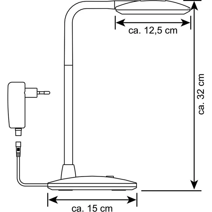 MeLiTec Tischleuchte Tageslichtlampe, T143-2, nein, warmweiß, neutralweiß, tageslichtweiß – Bild 3