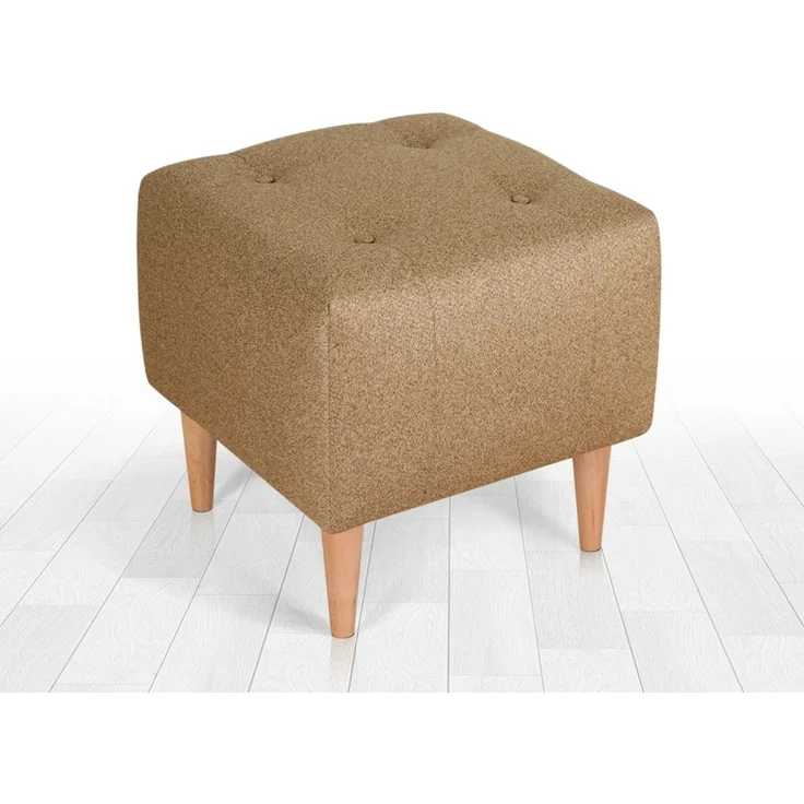 Hanah Home 'Tomp - Gold' Pouffe, Gold, 43 x 43 x 43 cm – Bild 1