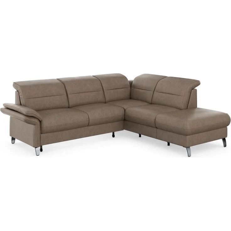 sit&more Ecksofa Grenoble L-Form mit Federkern, wahlweise mit Bettfunktion, Bettkasten, Arm- und Kopfteilverstellung – Bild 4