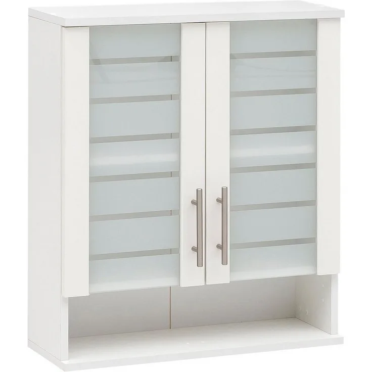 Schildmeyer Hängeschrank Nikosia Breite 60 cm, mit Glastüren, hochwertige MDF-Fronten, Metallgriffe