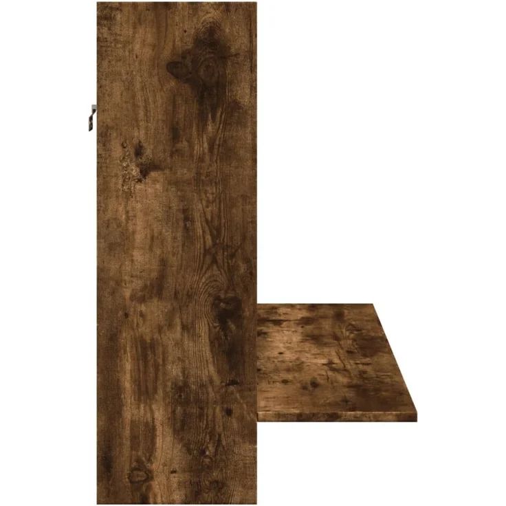 vidaXL Wand-Schreibtisch Räuchereiche 105x48x75 cm Holzwerkstoff 847972 – Bild 4
