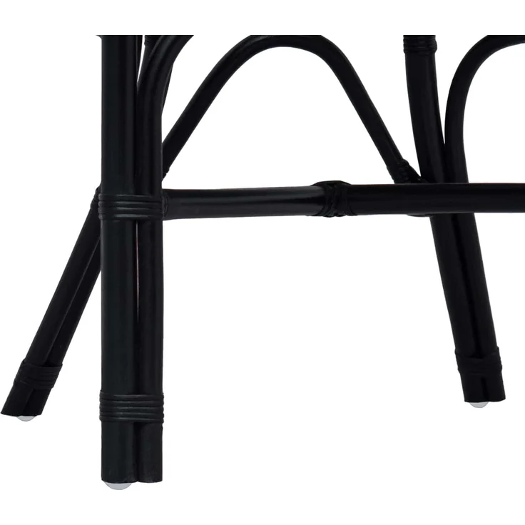 vidaXL Stapelstuhl Schwarz 58 x 60 x 81 cm Rattan 42033215 – Bild 8