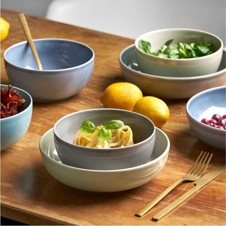 van Well Schale Jive, 16 cm, 6 Stück, Porzellan, (Set, 6-tlg), spülmaschinengeeignet – Bild 1