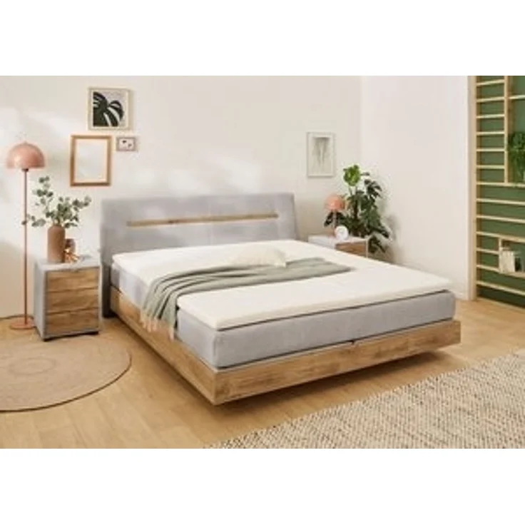 Jockenhöfer 'Hetty' Boxspringbett, 180x200 cm, Chenille Grau – Bild 6