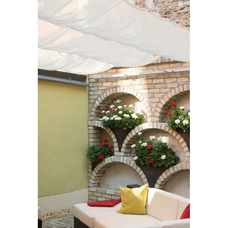 Sonnensegel Lysel Netty weiß (BxH) 80 x 280 cm – Bild 6