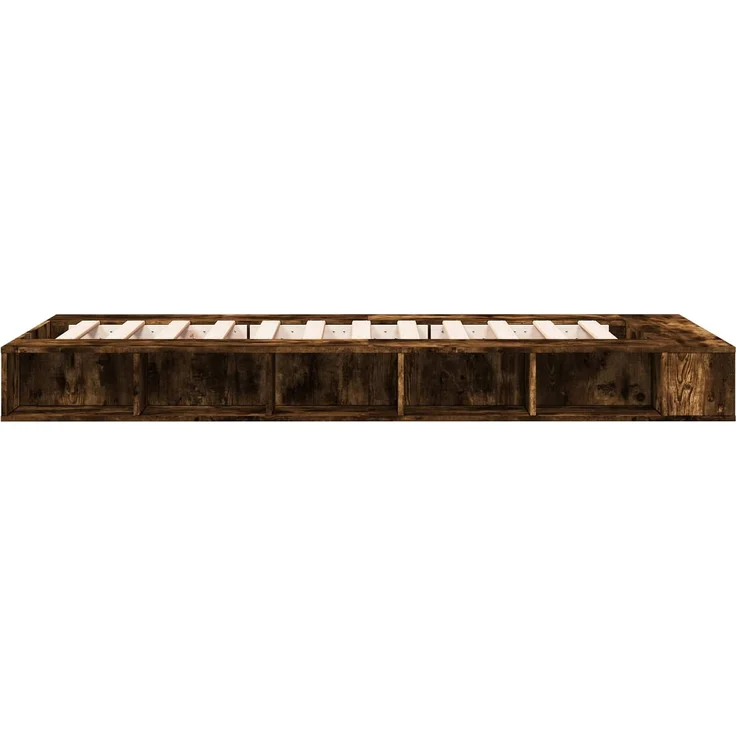 vidaXL Bettgestell mit Stauraum Geräucherte Eiche 80 x 200 cm 3429551 – Bild 5