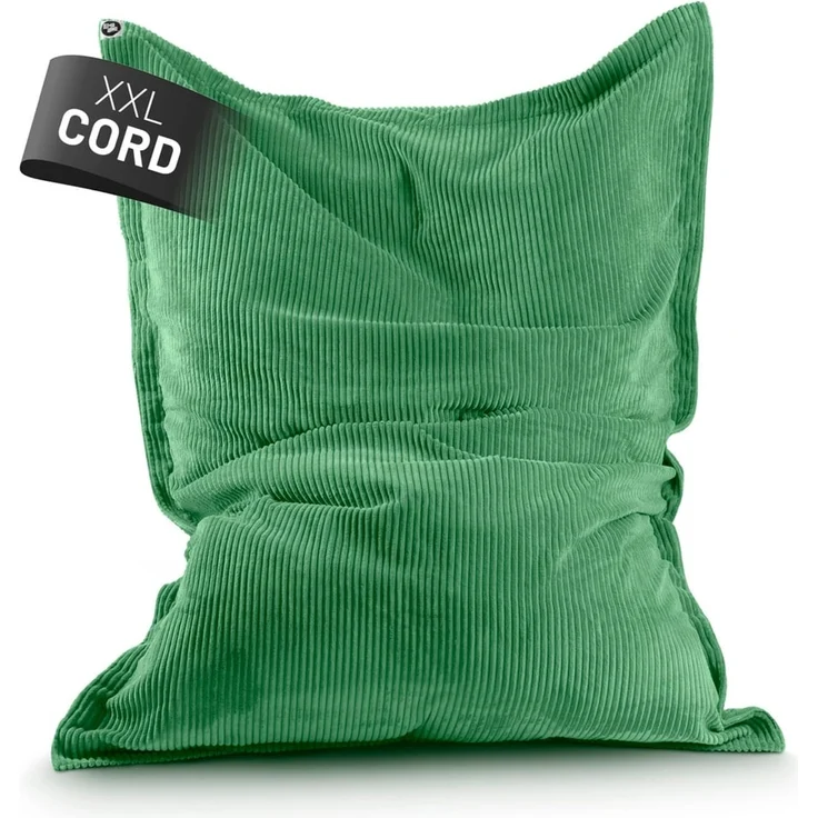 Lumaland Sitzsack Classic XXL Cord | Riesen Sitzsack XXL mit Softer Rippenstruktur – ideal zu Cord Sofa & Sessel Indoor Bean Bag für Wohnzimmer, Schlafzimmer & Co. - 380 L, 140x180 cm – Bild 1