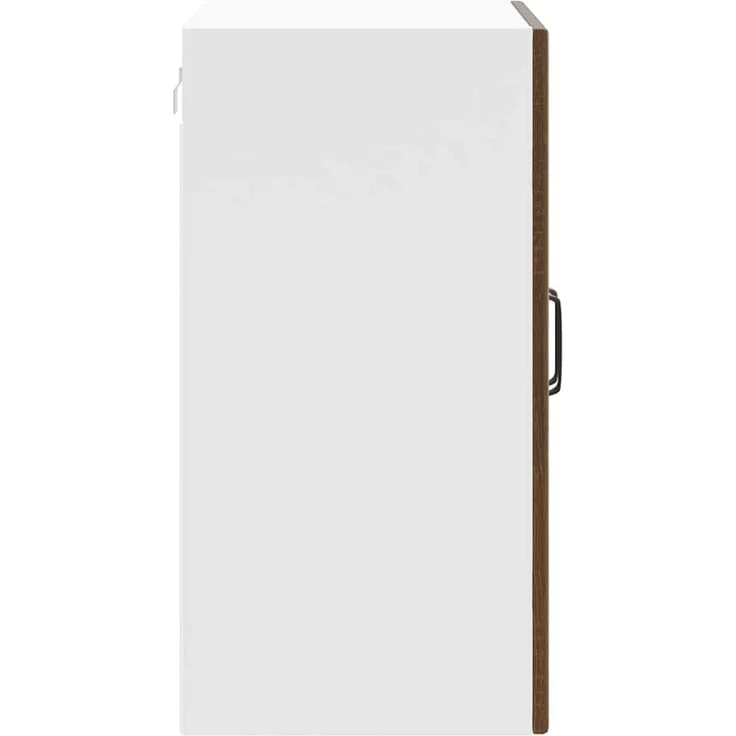 vidaXL Küchen-Hängeschrank mit Glastür Lucca Braun Eichen-Optik 853914 – Bild 6