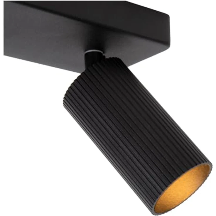 LUCIDE CLUBS, Deckenstrahler mit 2xGU10, dreh- und kippbar, Schwarz, Aluminium, dimmbar (Dimmer nicht enthalten) – Bild 5