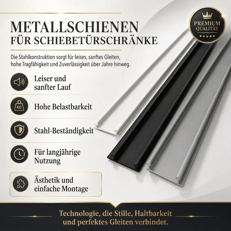 BELANO Schwebetürenschrank 200 cm mit Spiegel – Kleiderschrank mit Schiebetüren, Innenausstattung: Basic – Bild 7