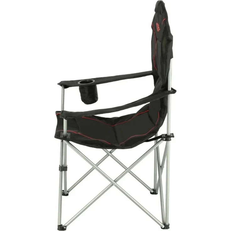 NILS NC3080 Campingstuhl – Klappbarer Outdoor-Stuhl Angelstuhl mit Tragetasche Schwarz – Bild 3