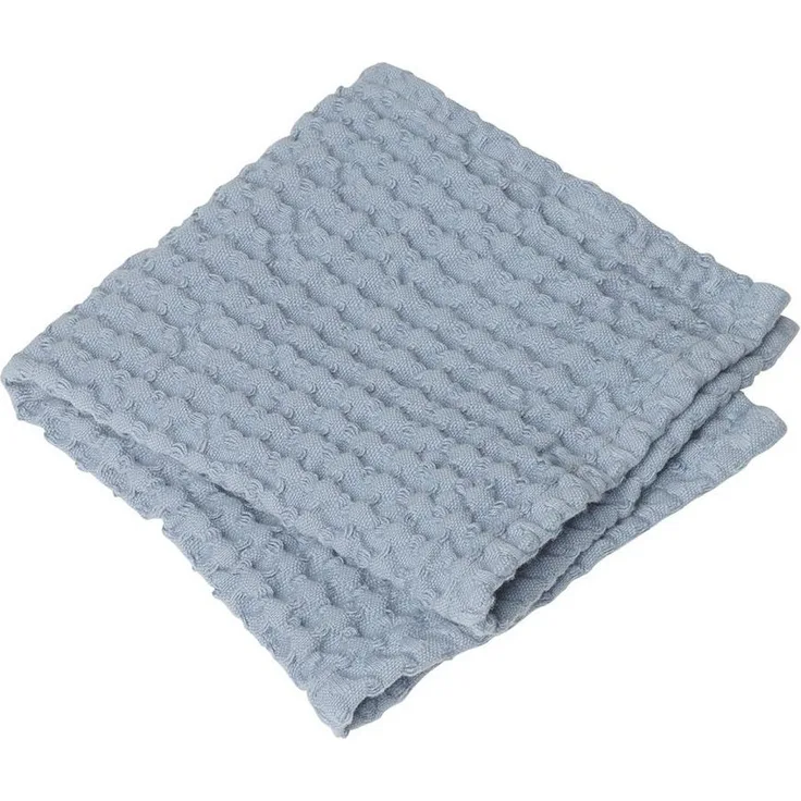 Blomus CARO Gästehandtücher 2er Set, Gästetuch, Handtuch, Baumwolle, ashley blue, 30x30 cm, 69184