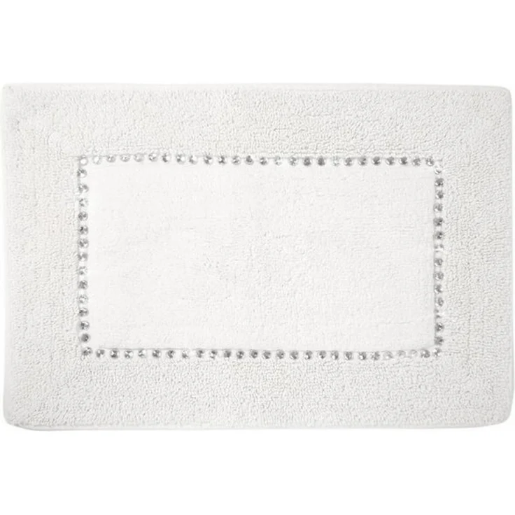 Eurofirany Teppich CHICK Eleganter Teppich Design Badematte Badeteppich Kristalle, dekorativer Bettvorleger 50x70 cm 60x90 cm Baumwolle – Bild 4