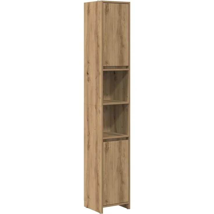 vidaXL 4-tlg. Badmöbel-Set Artisan-Eiche Holzwerkstoff 3328556 – Bild 5