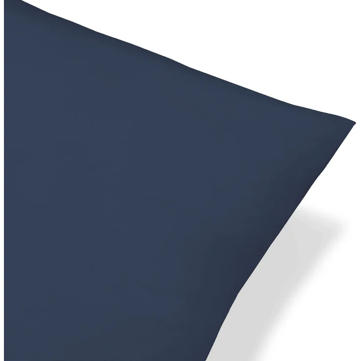 biberna Feinjersey-Kopfkissenbezug 0077144, marine, 2x 40x40 cm – Bild 3