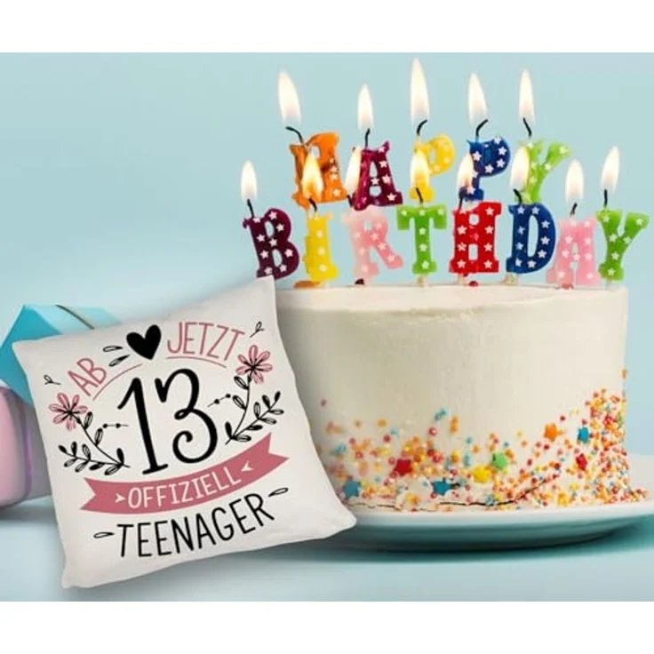 speecheese Dekokissen Ab jetzt offiziell Teenager Kissen zum 13. Geburtstag – Bild 5