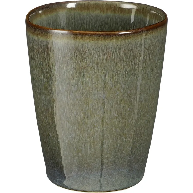 Mica Decorations Becher Racco stoneware 10x8,5 cm grün
