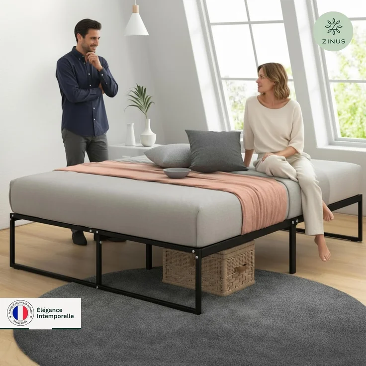Zinus Lorelei Platforma Bed Frame 35,6 cm – Bild 3
