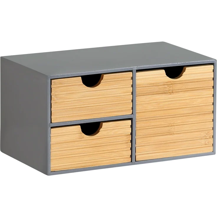 KESPER 58961 Organizer mit 3 Schubladen, grau, FSC / Mini-Kommode – Bild 1