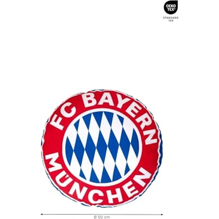 FC Bayern München Kopfkissen FC Bayern München Rundkissen I Sofakissen I Rekordmeister I Fußball – Bild 7