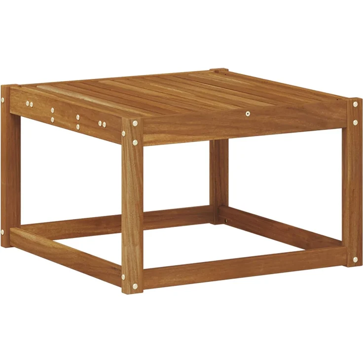 vidaXL Outdoor-Sofagarnitur 9 pcs Natur und Creme Massivholz Akazie 3366178 – Bild 5