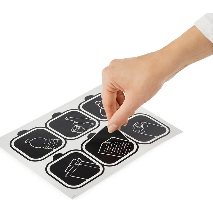 ROTHO Mülleimer Twist Mülleimer mit Deckel 25l, Kunststoff (PP) – Bild 3