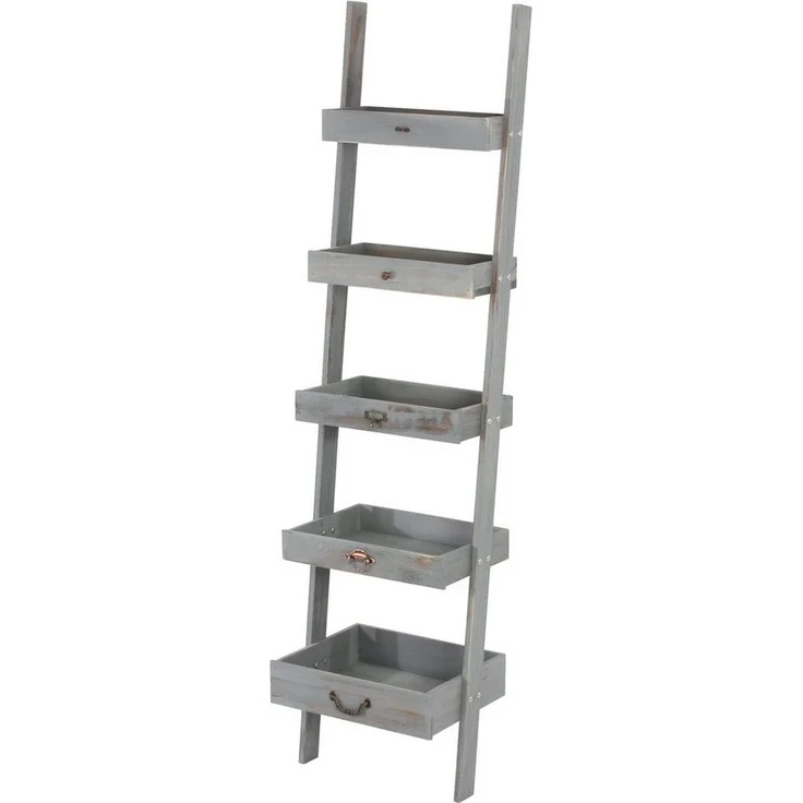 MCW Standregal T69, Hochwertige Verarbeitung, Stabil, 5 Ablagen in Schubladenoptik – Bild 1