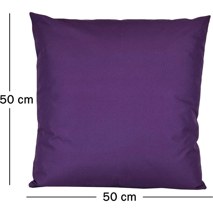 JACK Kissenbezüge 2er Set 50x50cm Outdoor Wasserfest, (2 Stück), 2x Kissenhülle, strapazierfähig, wasserabweisend, Innen & Außen – Bild 4