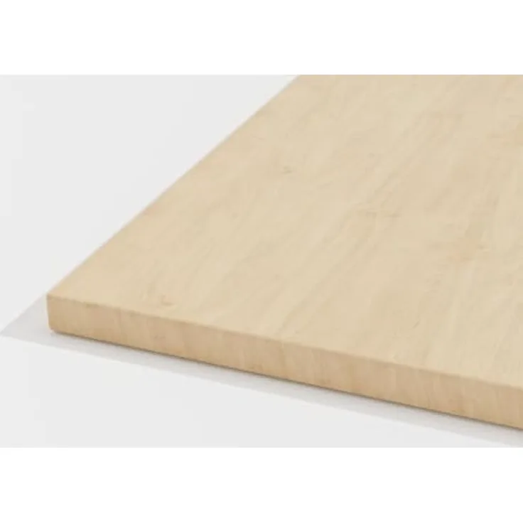 BISLEY Desktop, melaminharzbeschichtete MFC Tischplatte, mit 2 mm ABS Kante, DT251406005, H: 25 x B:1400 x T:600 mm, 014 ahorn