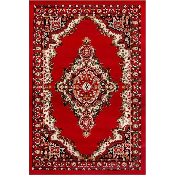Vimoda Orientteppich Klassich Orientalisch Vintage Wohnzimmerteppich, rechteckig, Höhe: 6 mm, mit Kunstvollem, Klassisch, mit Bordüre, Läufer Wohnzimmer – Bild 2