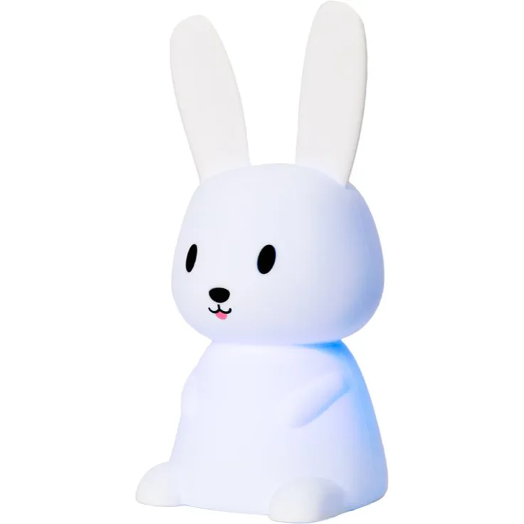 innoGIO GIORabbit Maxi Nachtlicht 2 in 1, Kinderlampe zur sensorischen Stimulation, ideal für Reisen