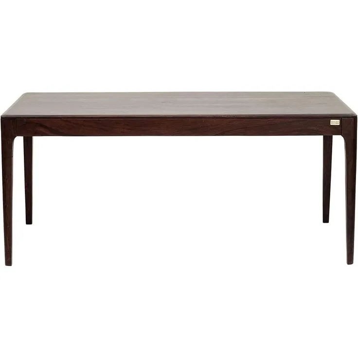 Kare Design Brooklyn Walnut Tisch, Esszimmertisch aus Massivem Sheesham-Holz, Dunkelbraun gebeizte Esstisch, (H/B/T) 76 x 175 x 90 cm, eiche