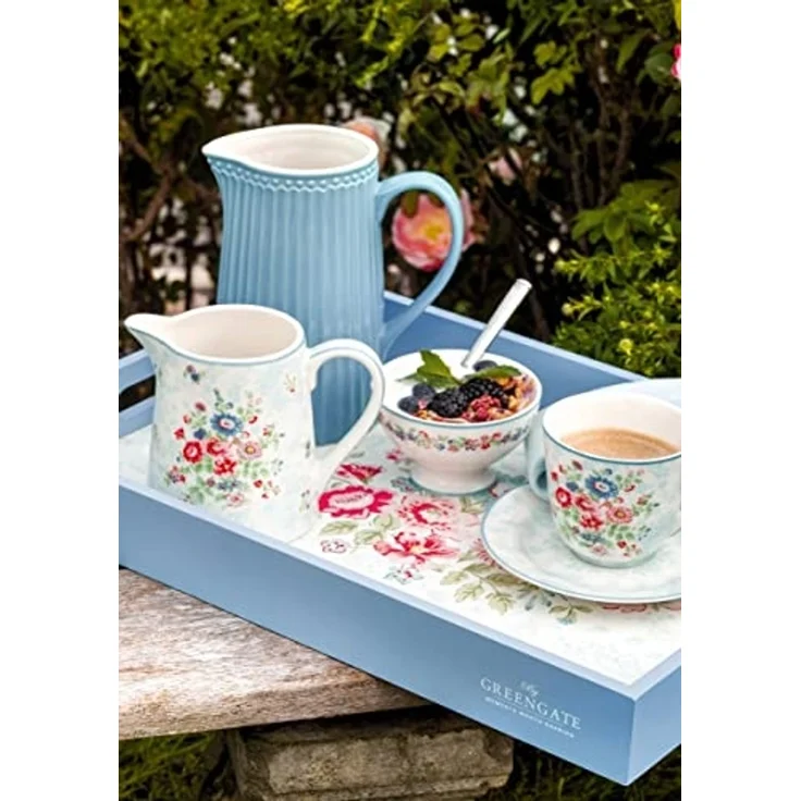 Greengate Becher Ailis Mini Latte Cup pale blue 0,13 l, Steingut – Bild 2
