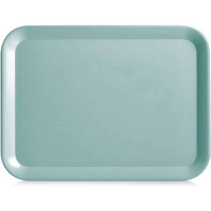 Zeller Present Küchenorganizer-Set Melamintablett, aqua, 43,5 x 32,5 cm