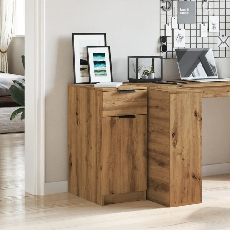 vidaXL Büroschrank Artisan-Eiche 33x50x75 cm Holzwerkstoff 856998 – Bild 3
