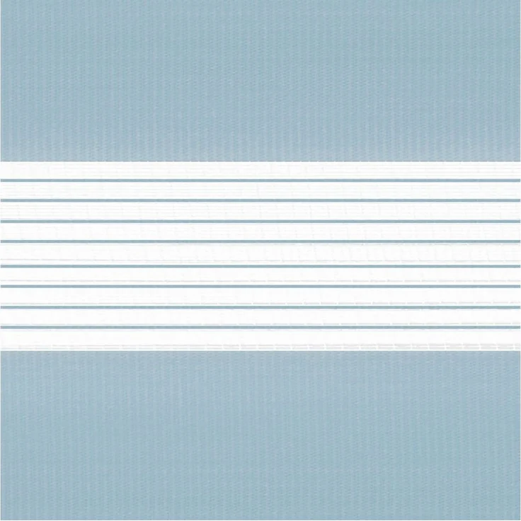 Doppelrollo Zevra Doppelrollo / Duo Rollo, 35 x 160 cm, hellblau, Victoria M, halbtransparent, ohne Bohren, freihängend, verschraubt, Feuchtraumgeeignet, Sichtschutz oder Durchsicht – Bild 3