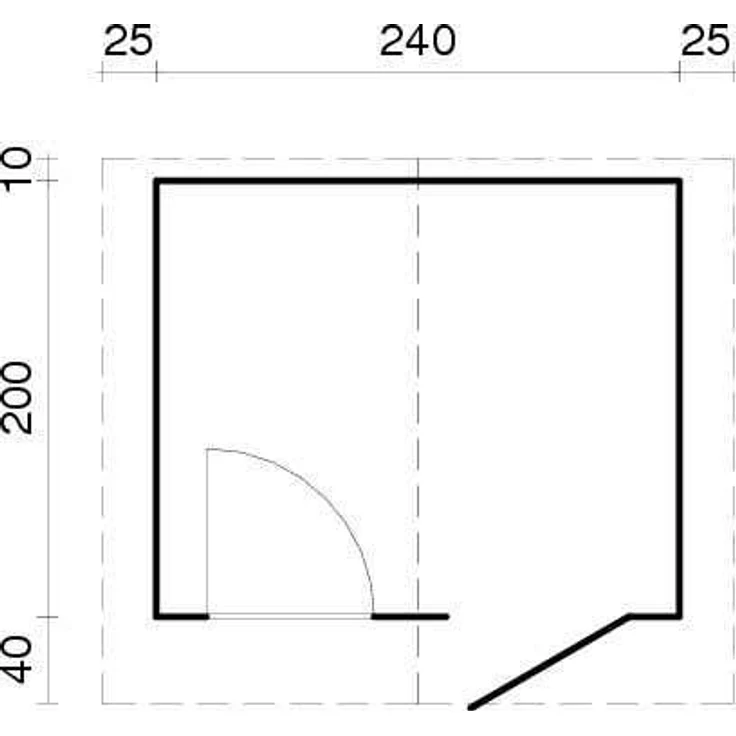 Palmako Gartenhaus Emma 46 m² Gartenhaus aus Holz Holzhaus mit 28 mm Wandstärke Blockbohlenhaus mit Montagematerial – Bild 2
