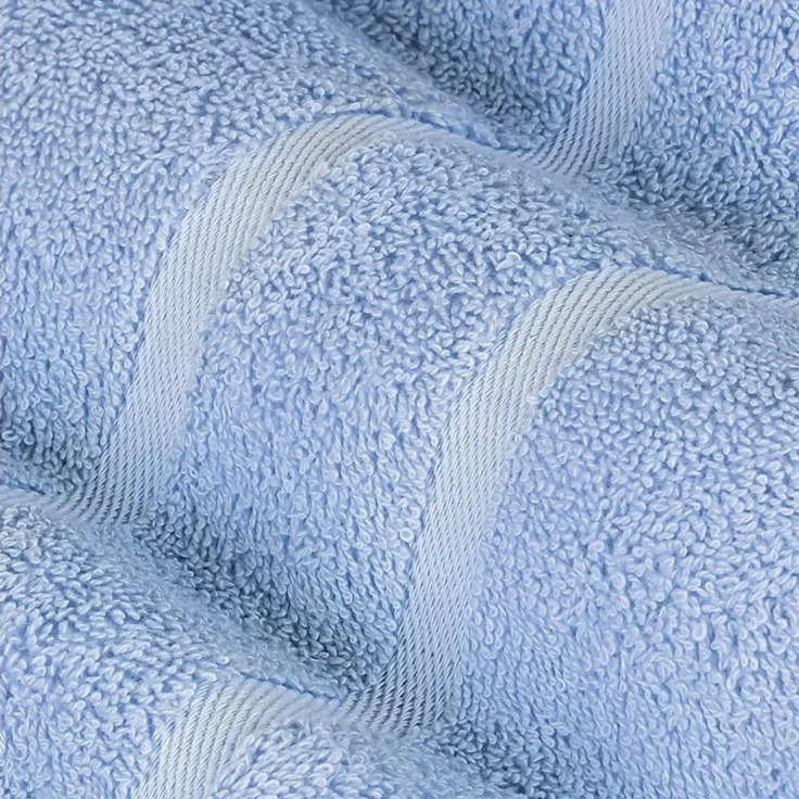 StickandShine Duschtücher 4er Set Premium Frottee Duschtücher 70x140 cm HELLBLAU Frottee – Bild 1
