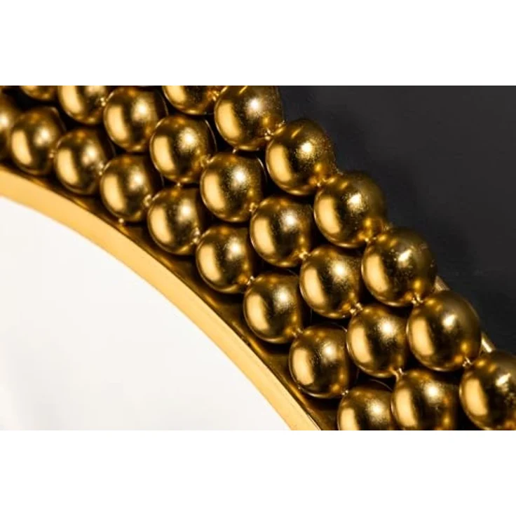 riess-ambiente Wandspiegel PEARLS Ø75cm gold (Einzelartikel, 1-St), Flur · Metall · Rahmen · rund · dekorativ · Schlafzimmer · Design – Bild 6