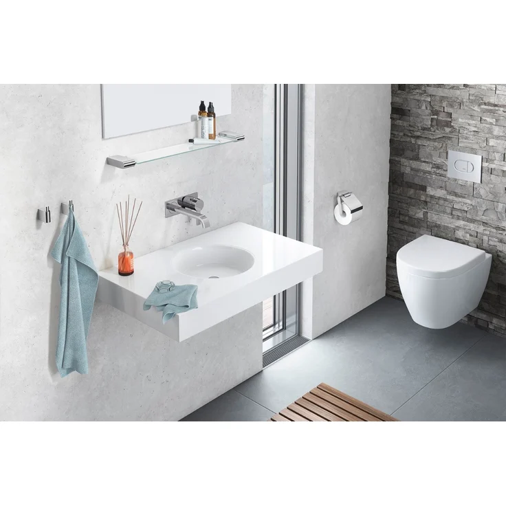 Atore Toilettenpapierhalter mit Klappe matt – Bild 4