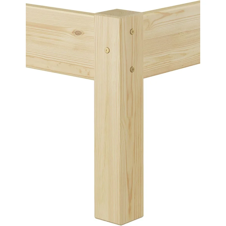 Massivholzbett Futonbett 100x200 Kiefer unbehandelt V-60.35N-10ohne Zubehör – Bild 5