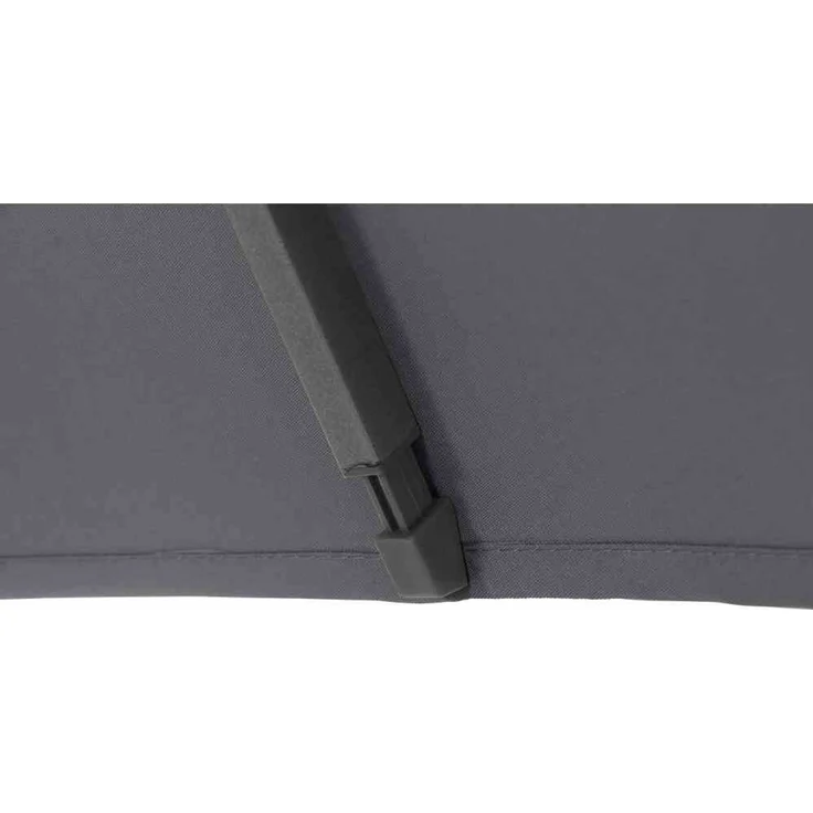 Siena Garden Mittelstockschirm Avio anthrazit 300 x 200 cm – Bild 6